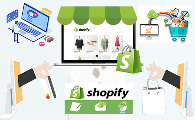 create shopify dropshipping store, website or single product store
