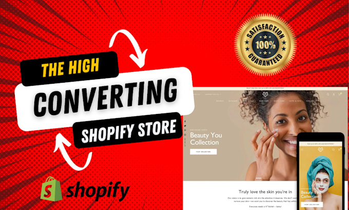 build a premium, branded shopify dropshipping store optimized for conversions