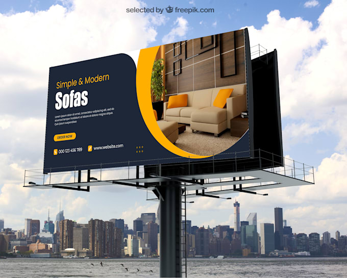 design billboard, poster design, wall banner, banner ads