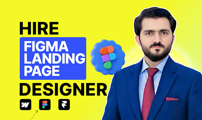 do landing page figma design and figma website design