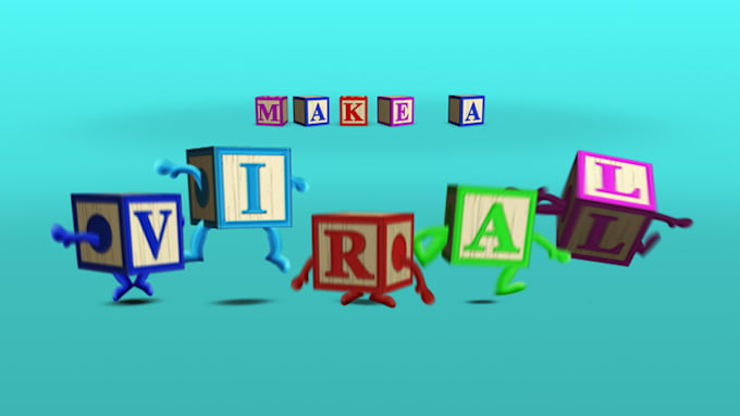 make your message in animated dancing blocks