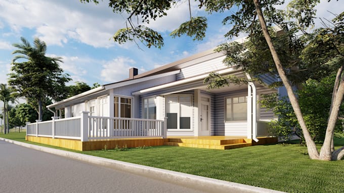 do realistic cgi 3d model rendering from floor plan