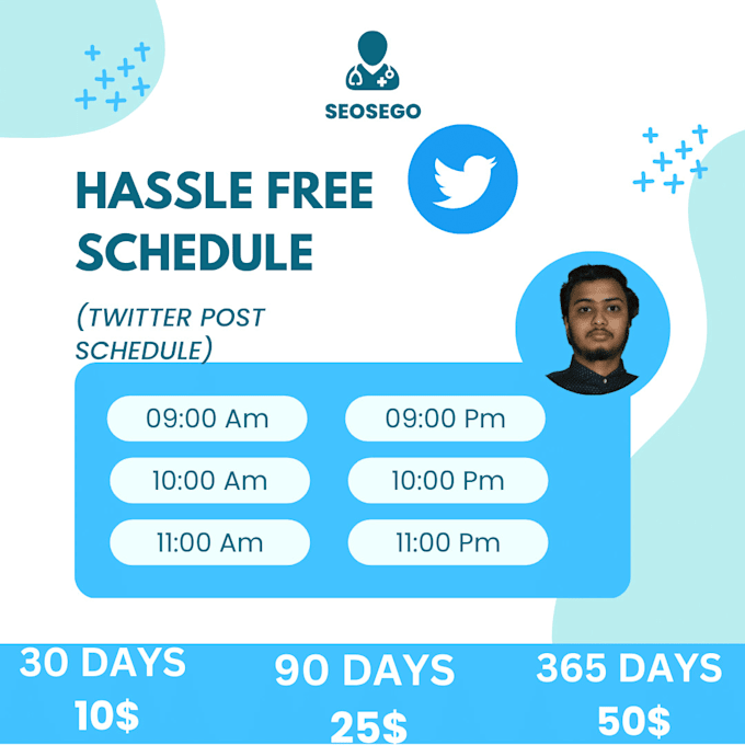 schedule your post on twitter account