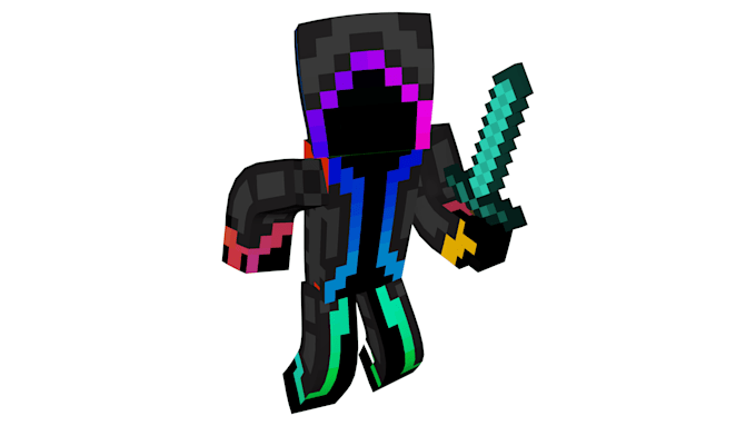 Render your minecraft skin in 3d by Ysoh_enterprise | Fiverr