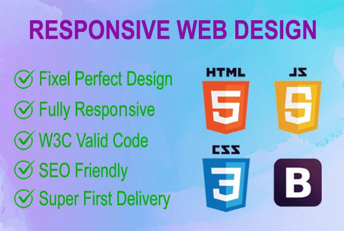 Create professional webpage design using html css by Bishojetdhaka | Fiverr