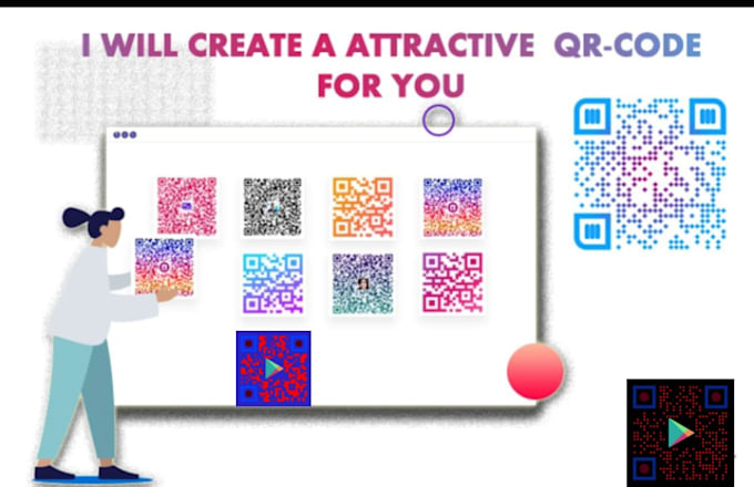 Create amazing professional qr code with your logo by D1234o | Fiverr