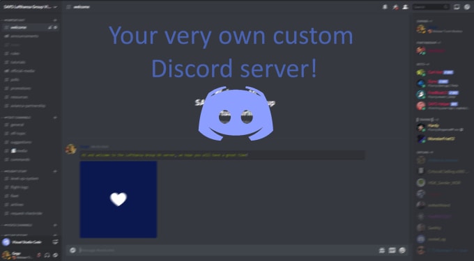 Make you your dream discord server with the best features by Notagoat ...