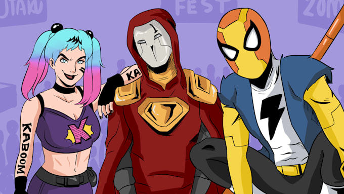draw anything you want in my comic style