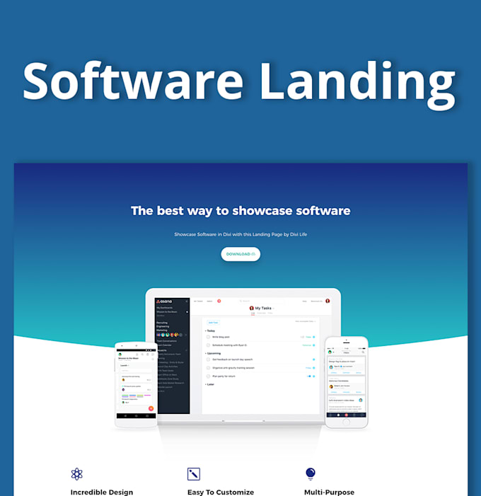 design unbounce expert and landingi responsive landing page