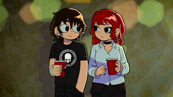 make you a art in scott pilgrim art style