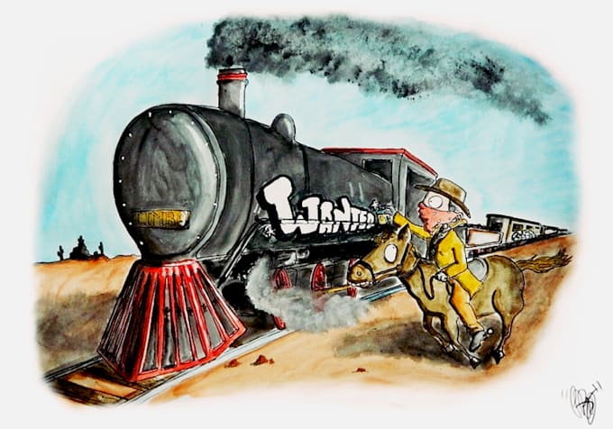 illustrate anything in watercolor