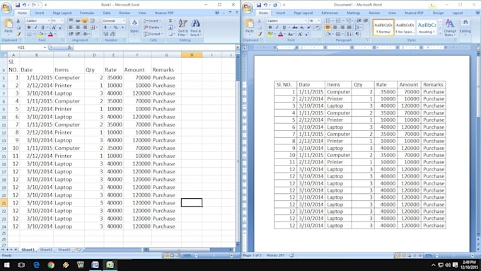 Do all type of data data entering in excel by Ekramkashmiri | Fiverr