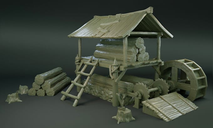 design a custom dice tower optimized for 3d printing