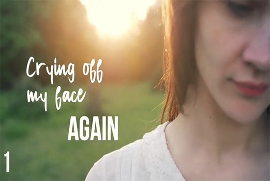 make visual lyrics video for your song