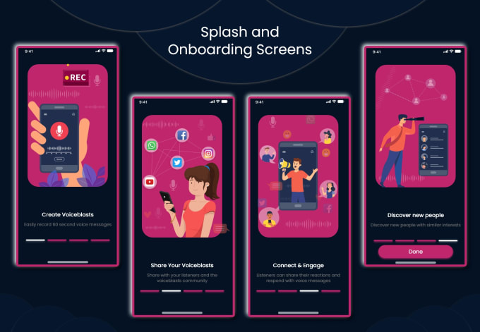 Review I will design onboarding and splash screens for android and ios