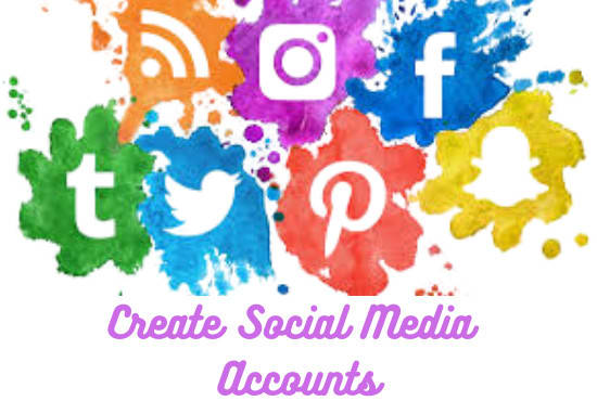 create your social media profiles and business page
