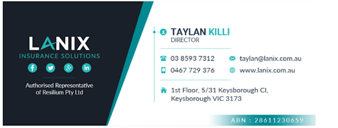 design professional HTML email signature