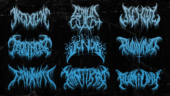 make death metal for your band or tshirt