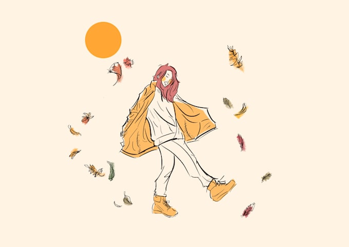 Draw a stylized line portrait of your photo by Zuruzy | Fiverr