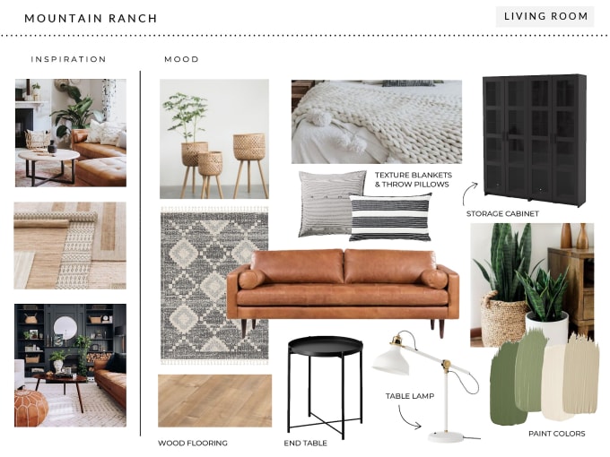 Create an interior design mood board for your space by Laurenn_design ...