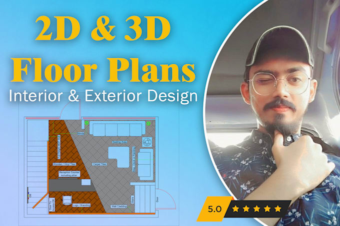 do 2d floor plan or site plan design