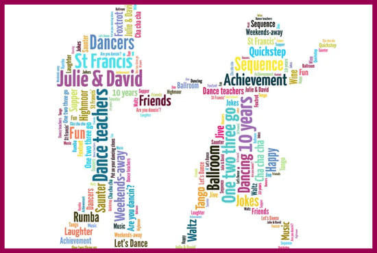do any shape of word art design perfectly