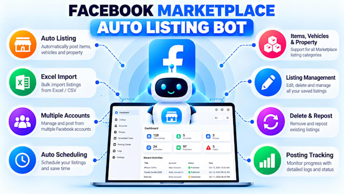 create facebook marketplace bot for you