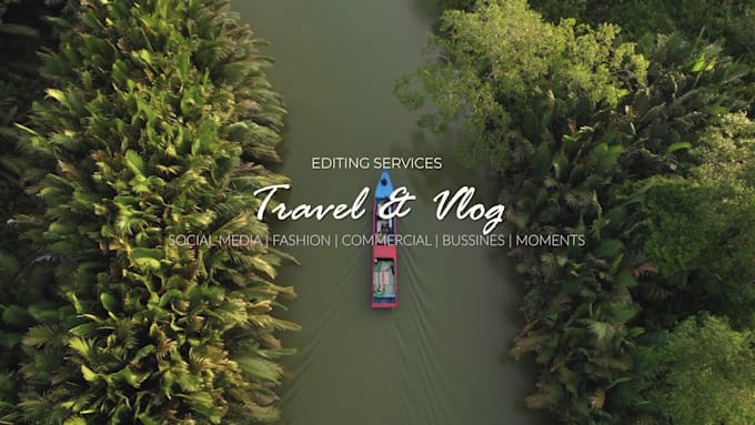 do professional social media, travel vlog video editor