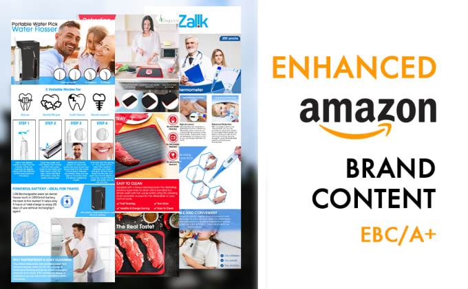 Create amazon ebc enhanced brand content a plus pages by Atharali843
