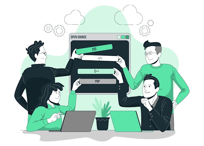 can work on python react PHP and wordpress