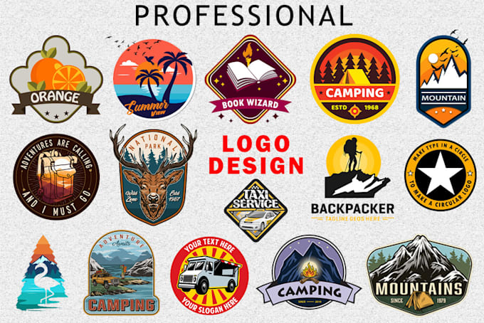 tranding badge, sticker, patch, stamp, logo design