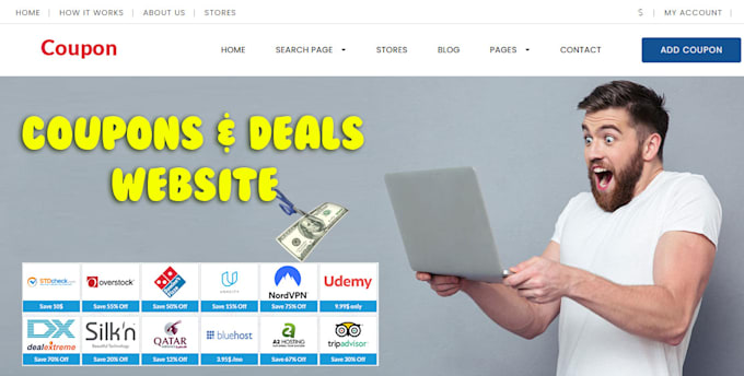 build your coupon and deals website with wordpress