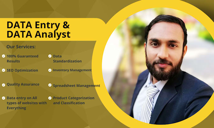 do data entry and data analyst