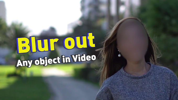 professionally blur faces or any object in video