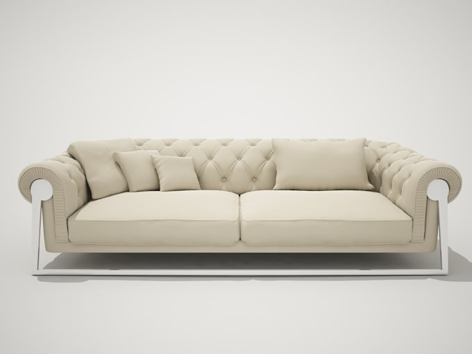 make 3d furniture modelling designs and renderings