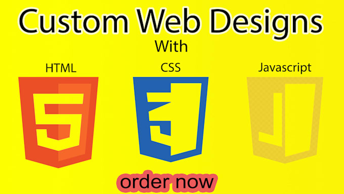 Design your website with html, css and javascript by Code_builders | Fiverr