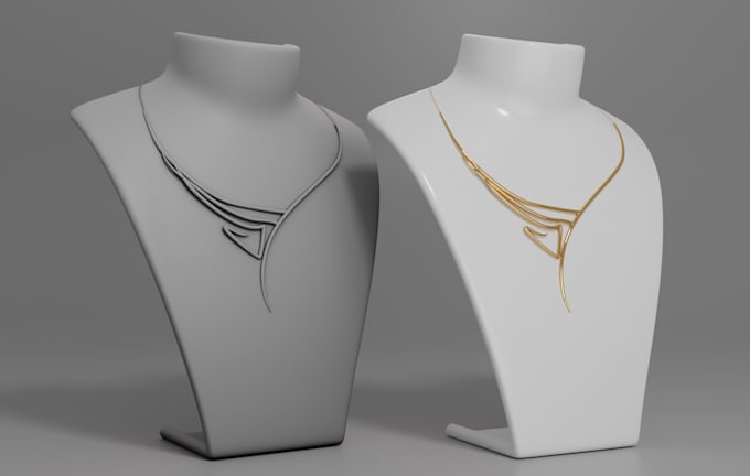 custom 3d jewelry design and rendering