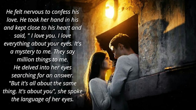 ghostwrite a love story