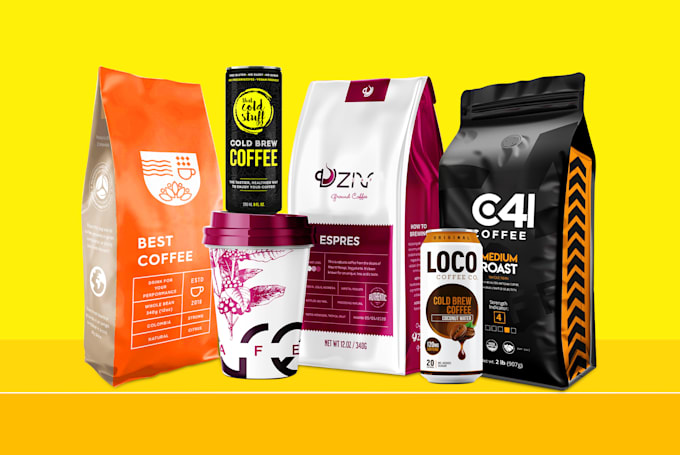 do perfect packaging design for coffee pouch label