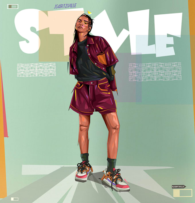 create digital portrait or stylized art in my unique style