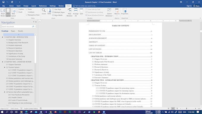 create a linked, clickable and customized toc for your document