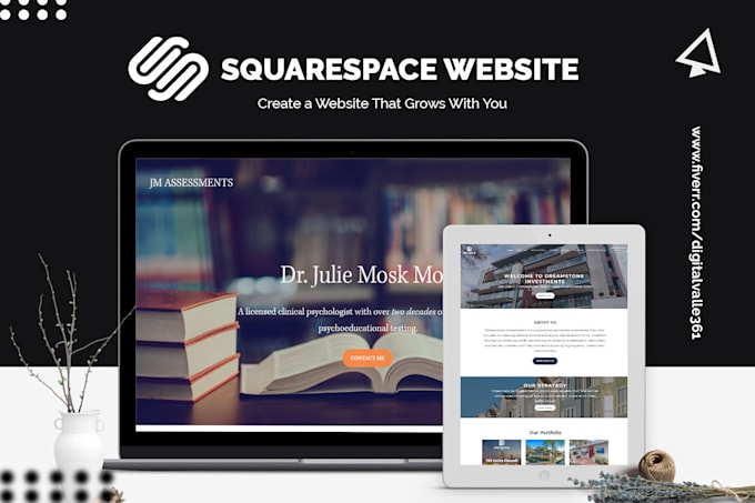 create or recreate squarespace website design