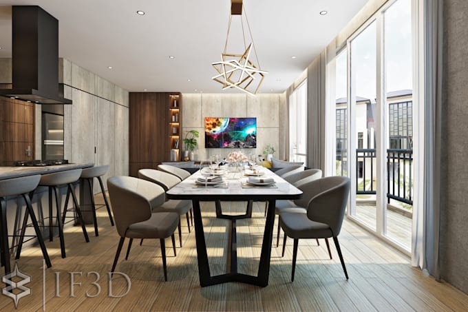 make a characteristic photorealistic 3d rendering for you by 3ds max with corona
