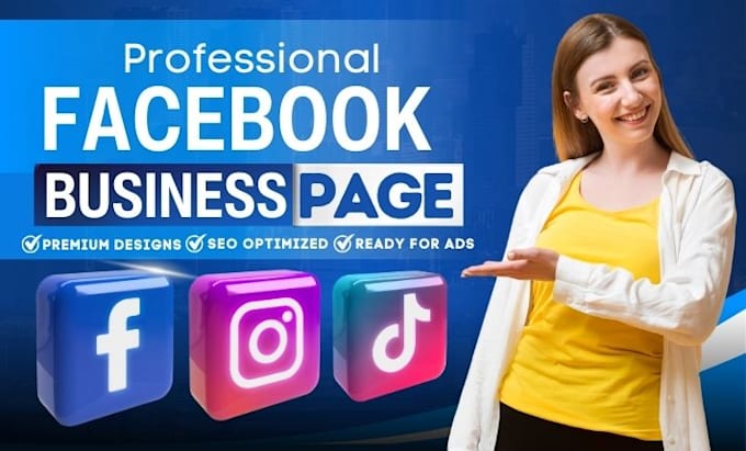 create and setup facebook business page, instagram page