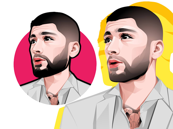 draw avatar cartoon or vector portrait from your photo