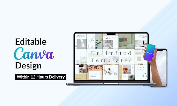 design editable canva templates and graphics