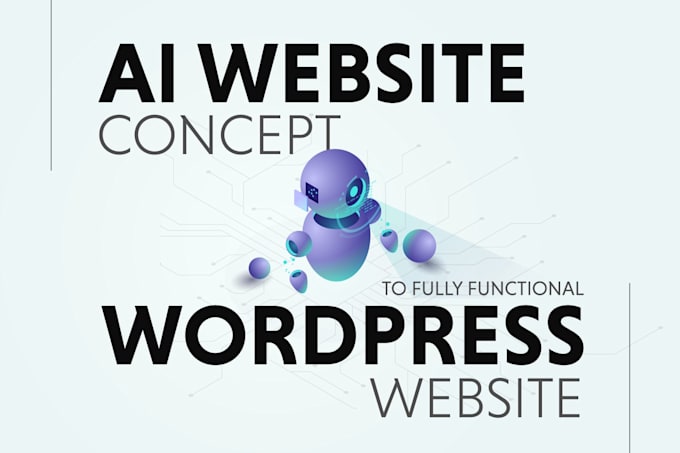 convert ai generated website design to wordpress site