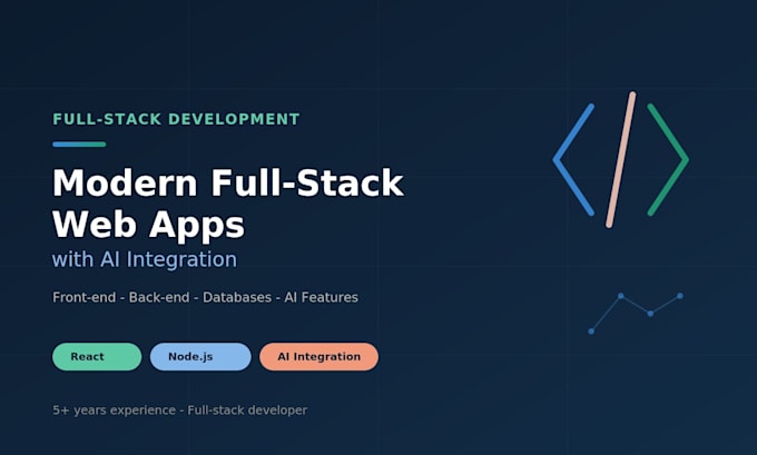 build a modern fullstack web app with ai integration