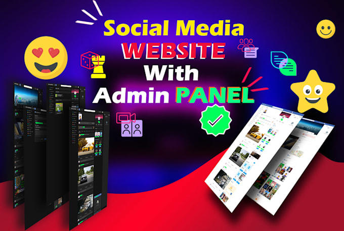 build a social media website facebook clone