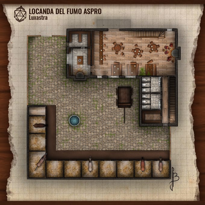 Design A Detailed Map For Dnd Tabletop Rpgs Or Games By Sus Design Fiverr